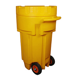 65-Gallon Wheeled Poly-Overpack Salvage Drum